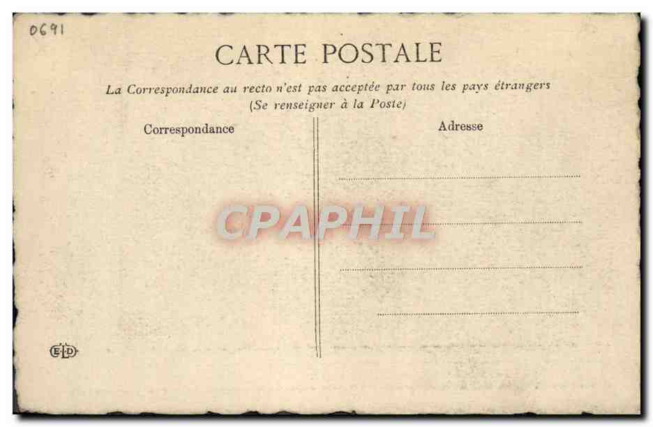 CPA Separartion de Marie Antoinette et du Dauphin 3 juillet 1793 — Verso