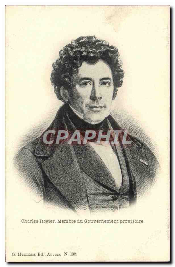 CPA Charles Rogier Membre du Gouvernement Provisoire 