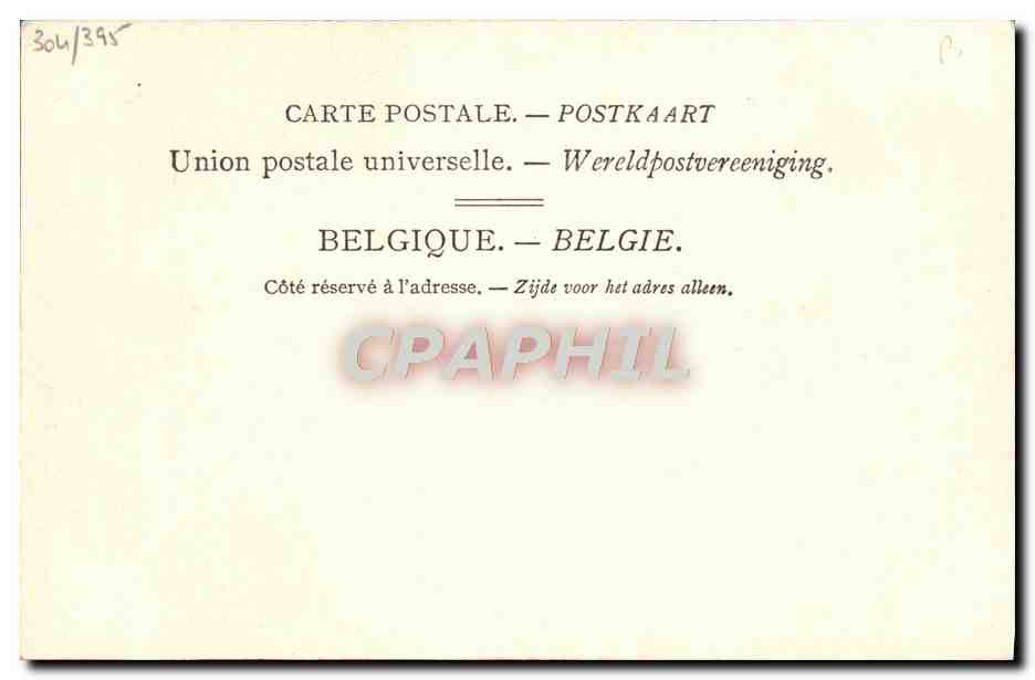 CPA Charles Rogier Membre du Gouvernement Provisoire  — Rückseite