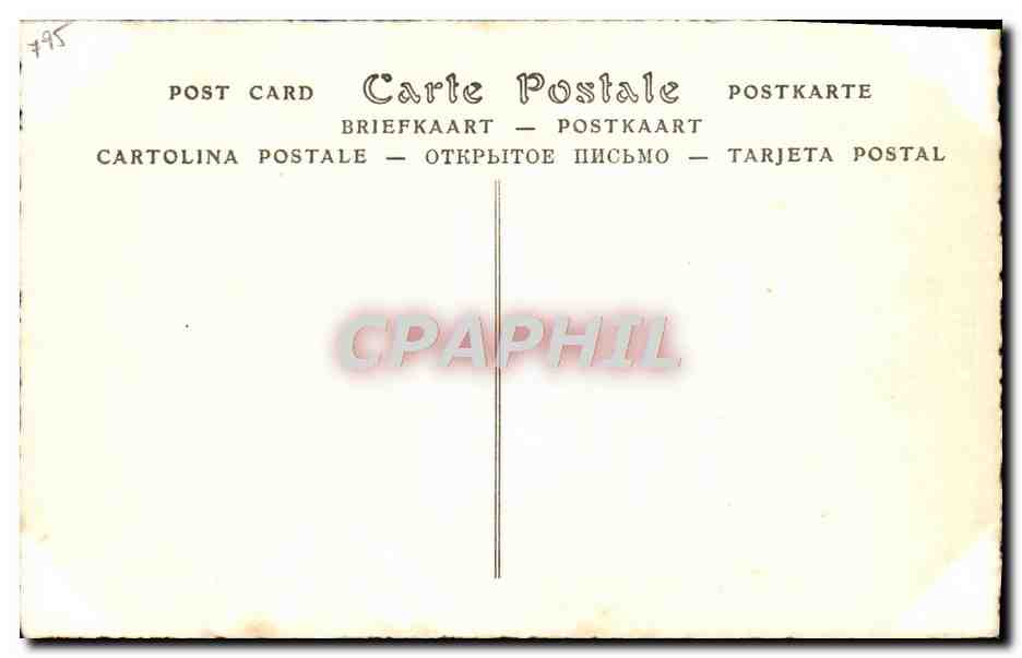 CPA Le Marquis De Launay premier gouverneur de la Bastille Paris  — Rückseite