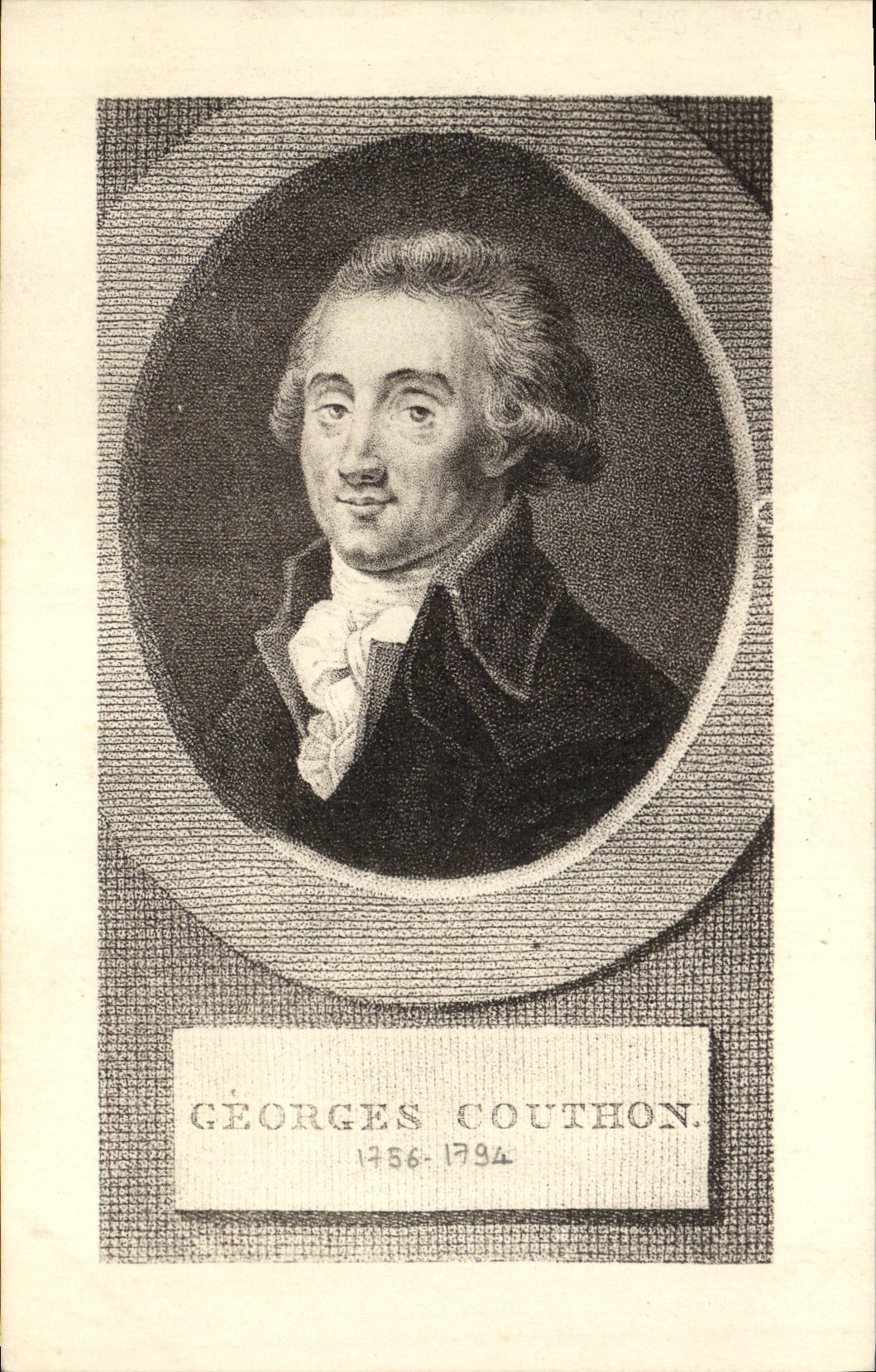CPA Georges Couthon 1746 1794 Depute du Puy de Dome 