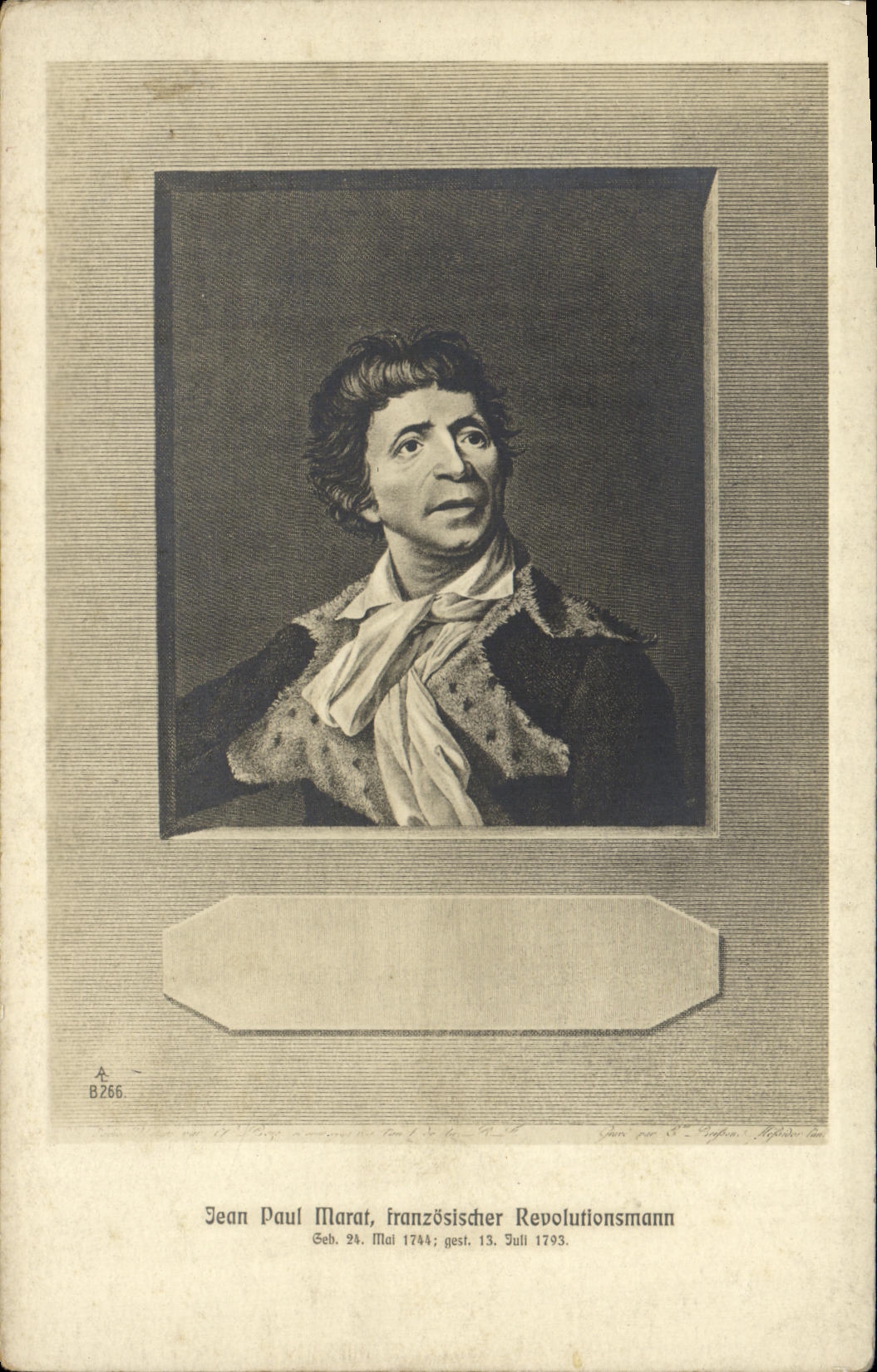 CPA Jean Paul Marat Revolutionnaire
