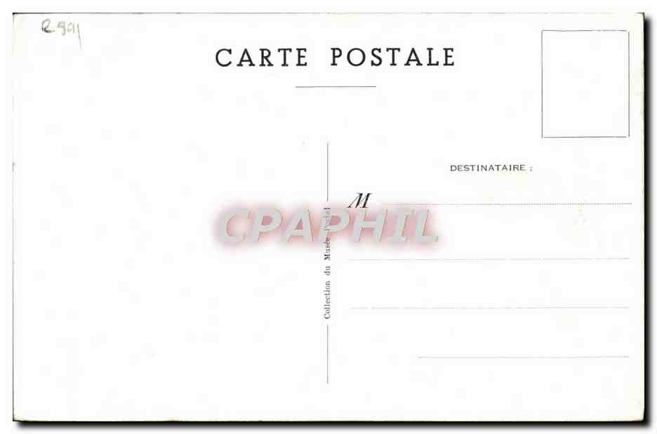 CPA Mme de Lavalette a la Conciergerie apres l'evasion de son mari — Rückseite