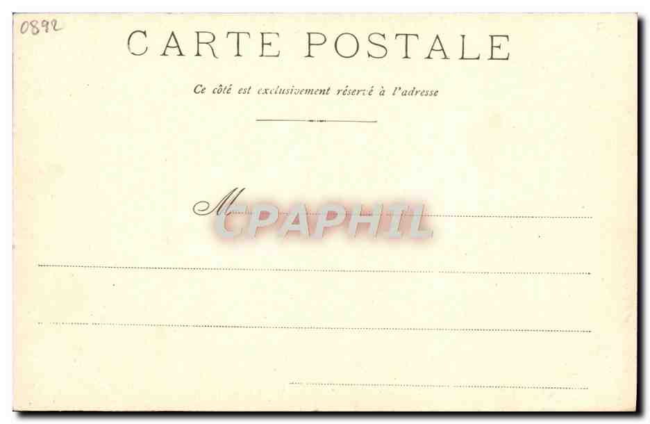 CPA Chambery Monument du centenaire 1792 1892 — Rückseite