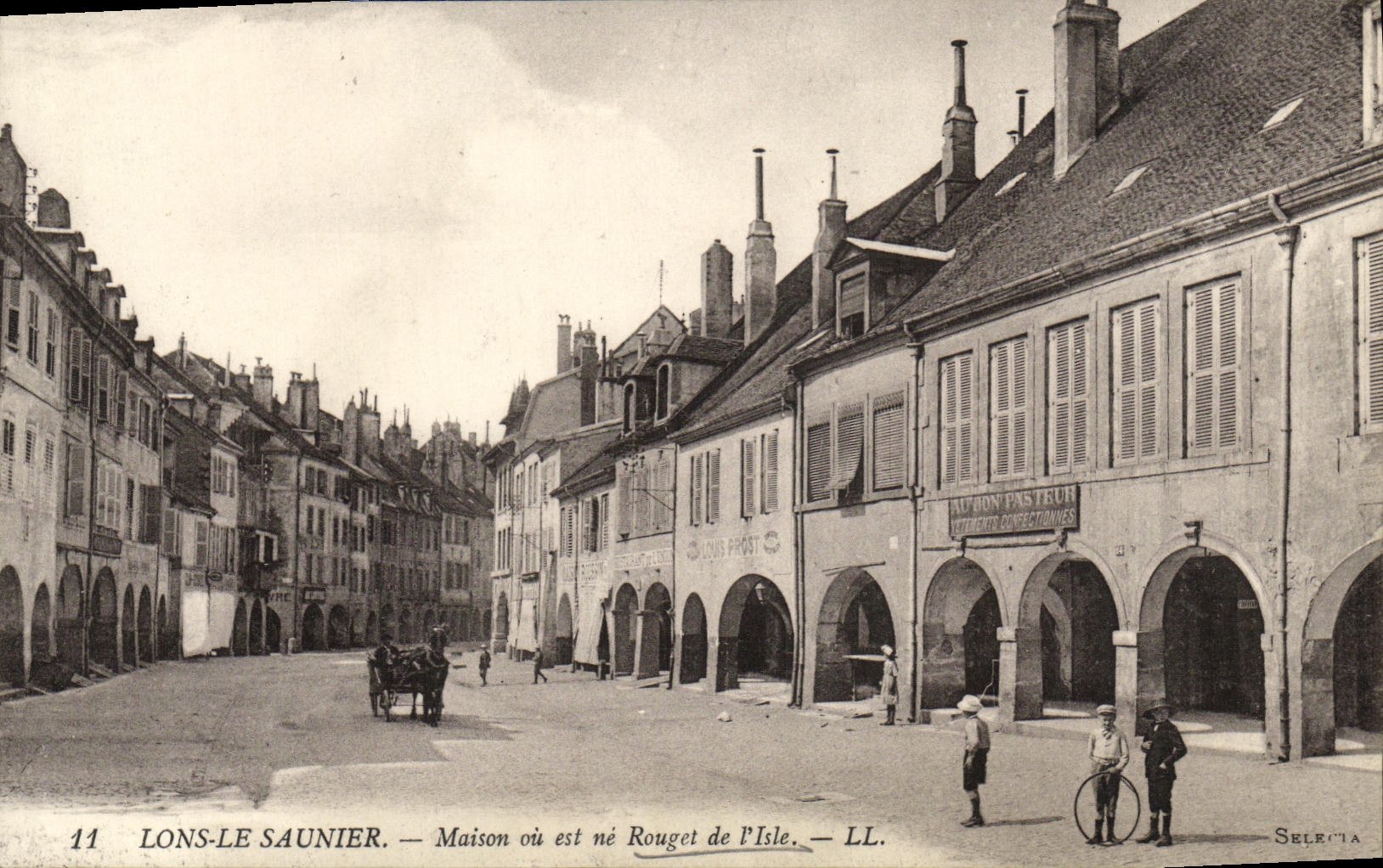 CPA Lons le Saunier Maison ou est ne Rouget de L'isle Marseillaise