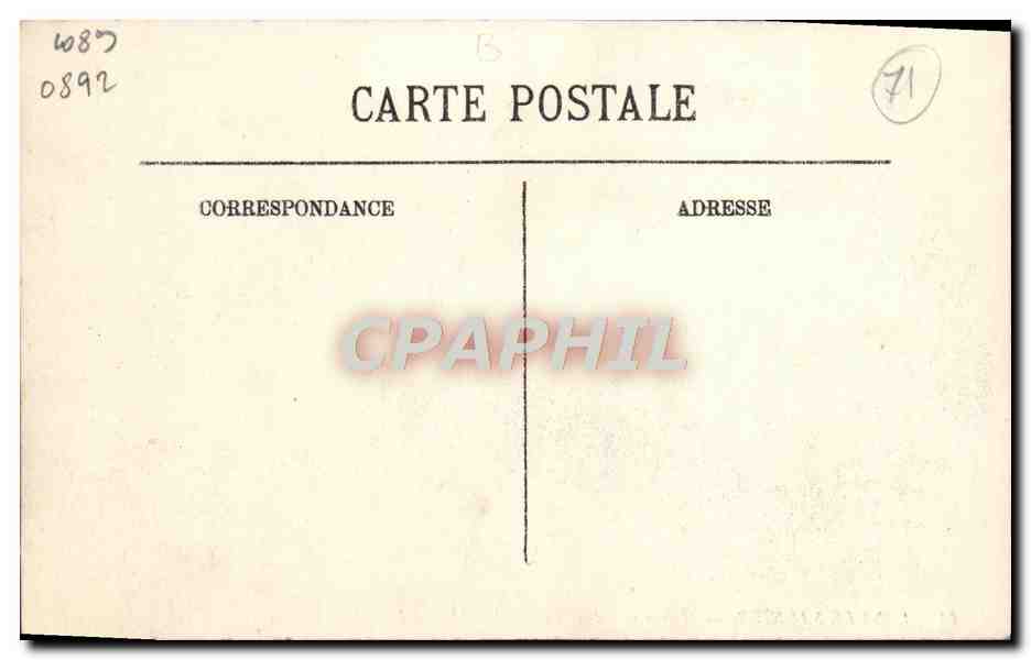 CPA Lons le Saunier Maison ou est ne Rouget de L'isle Marseillaise — Rückseite