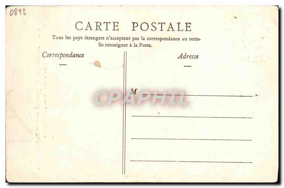 CPA Revolution Arras Maison ou naquit Robespierre Rue des Rapporteurs  — Rückseite
