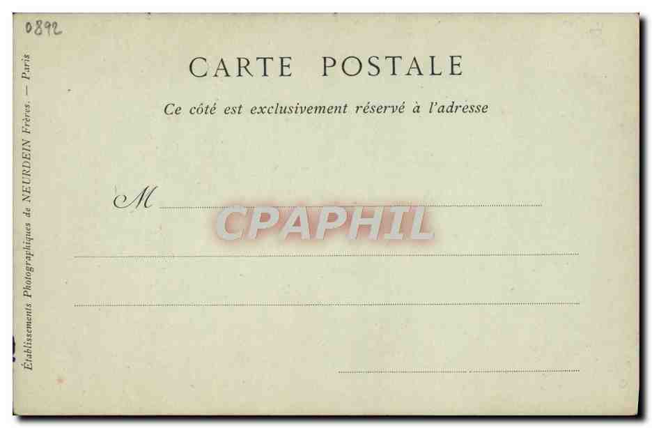 CPA Fabre d'Eglantine  — Rückseite