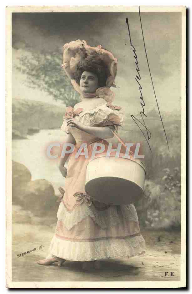 CPA Fantaisie Femme