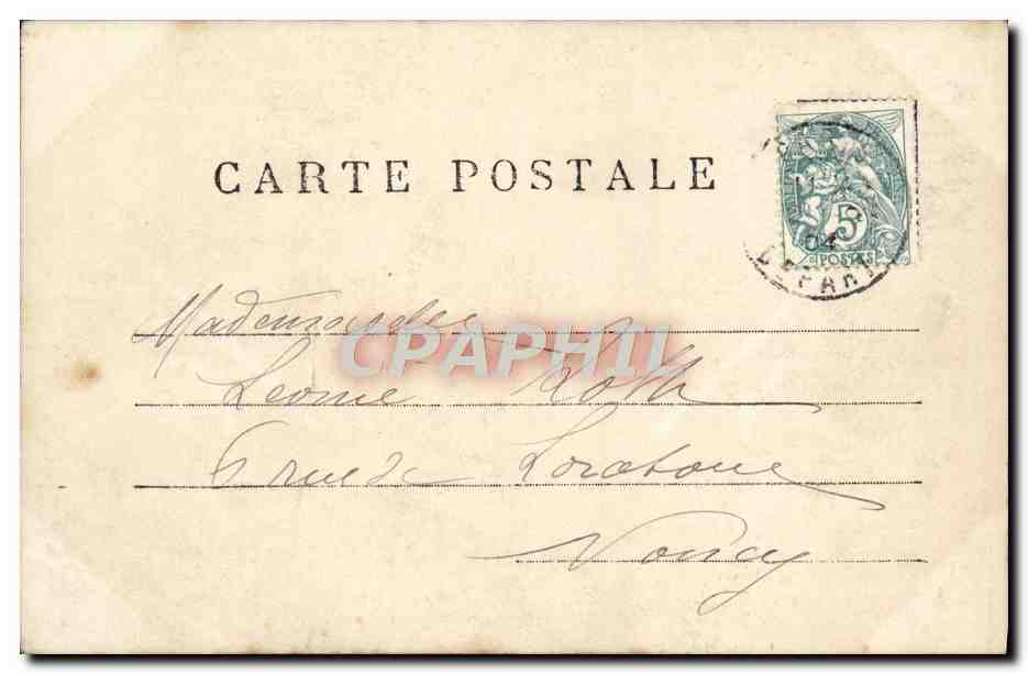 CPA Fantaisie Femme — Rückseite