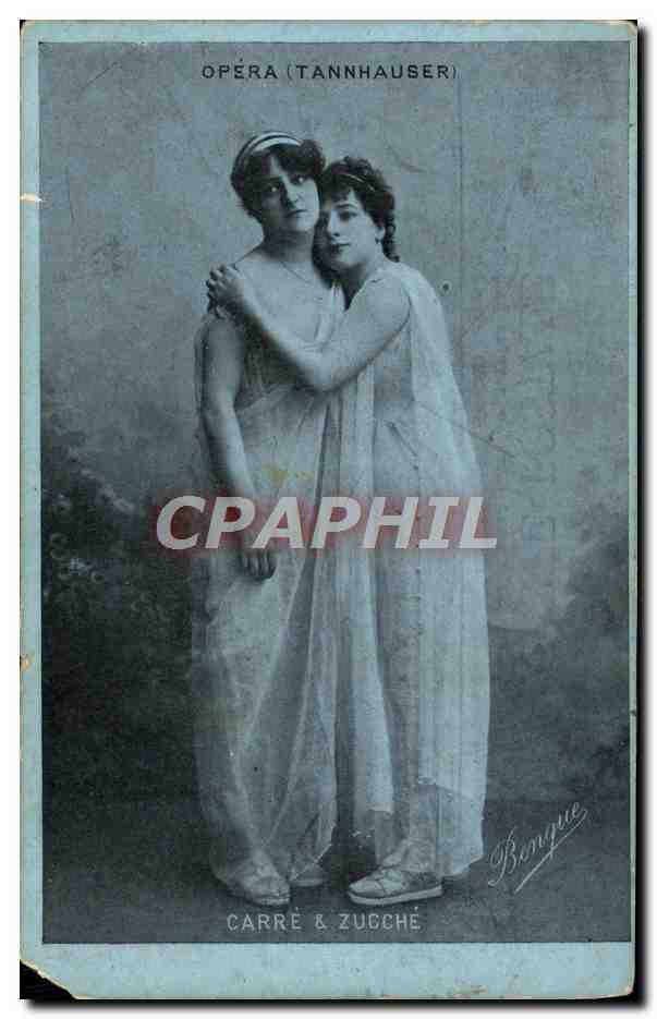 CPA Fantaisie Femme Opera Tannhauser Carre & Zucche