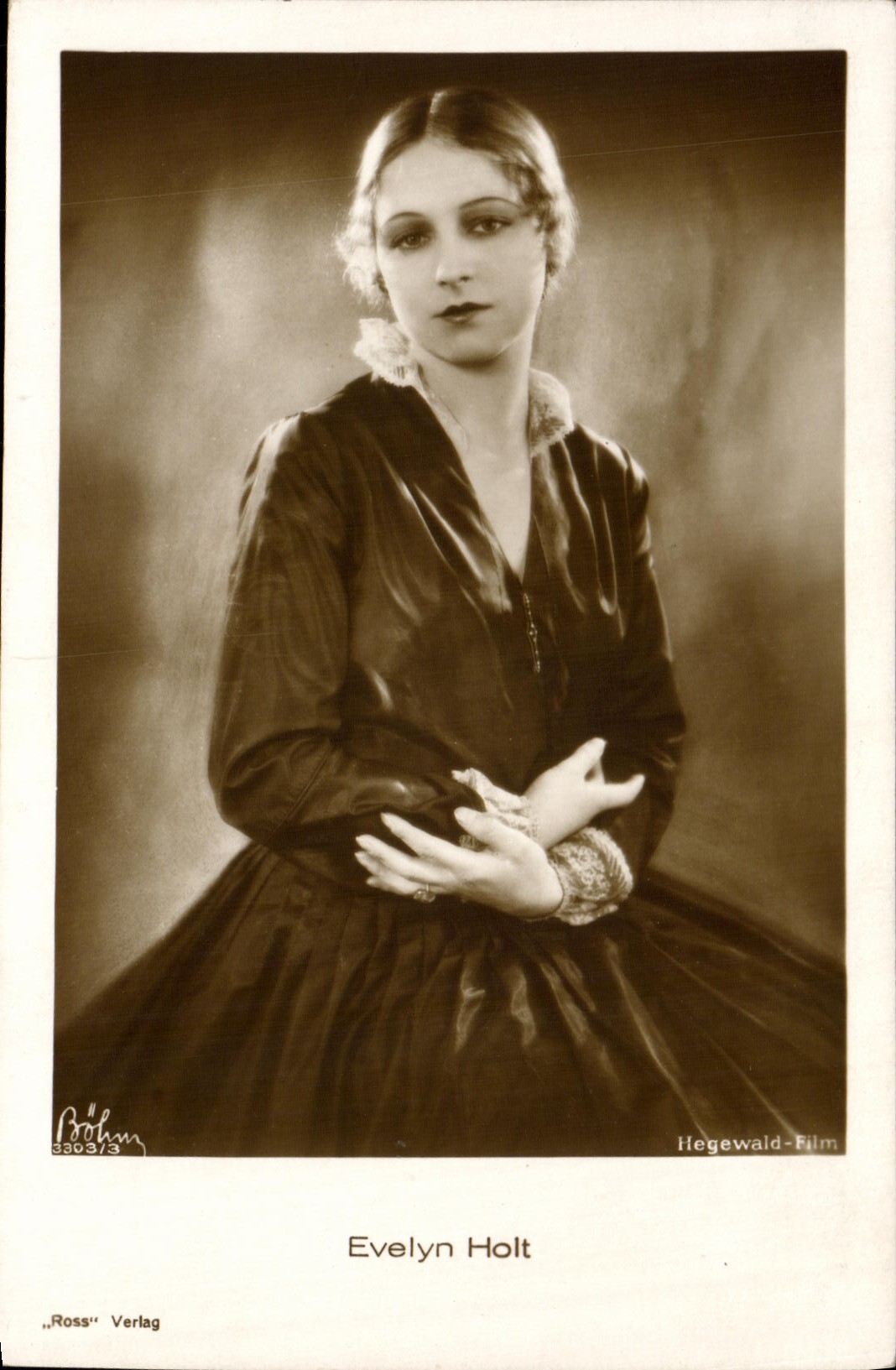 CPA Fantaisie Femme Evelyn Holt