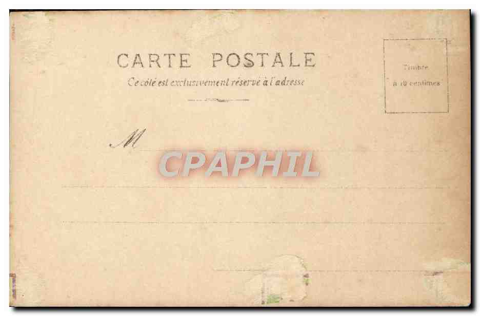 CPA Fantaisie Femme Granier — Verso