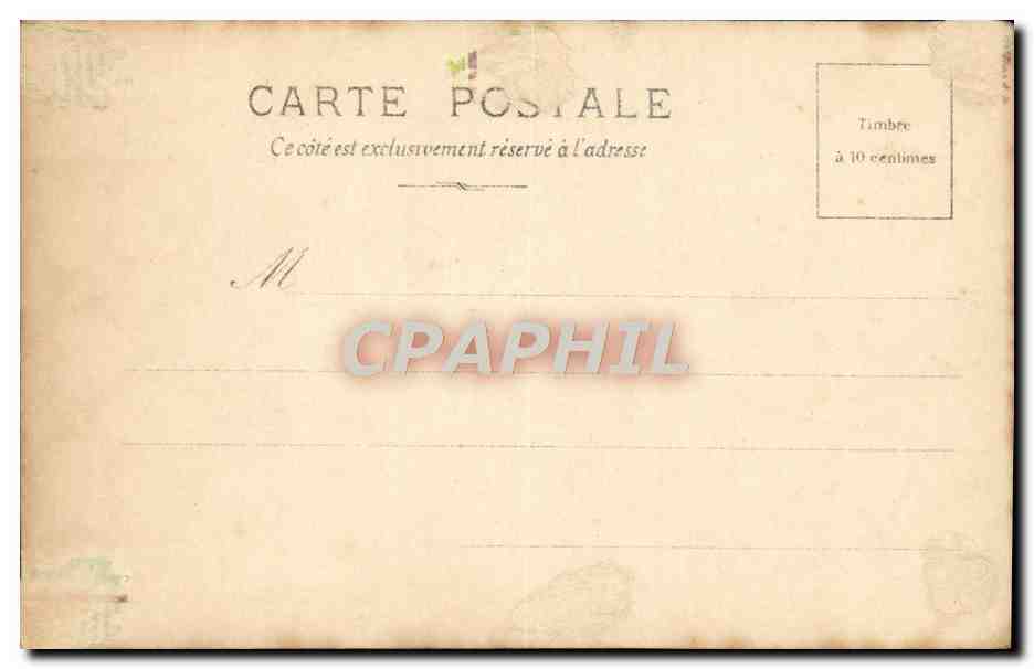 Femme en robe antique — S.I.P. Série N°7 — Raussinger, Paris — Verso