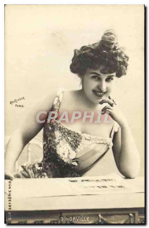 D'Horville — Portrait de jeune femme souriante — Reutlinger, Paris, Série N°36