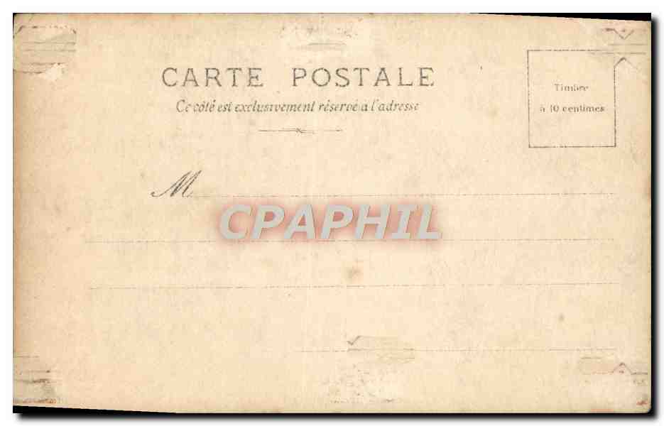 CPA Fantaisie Femme Marville — Rückseite
