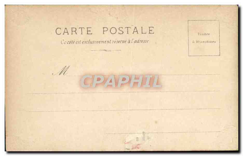 Marville — Portrait de femme en costume à col montant — S.I.P. Série N°4, 1901 — Verso