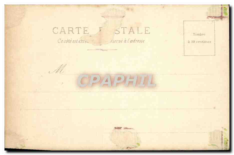 Femme en robe à dos nu — portrait de dos — S.I.P. Reutinger Paris, série 28, n° 8, Cavaliéri — Verso