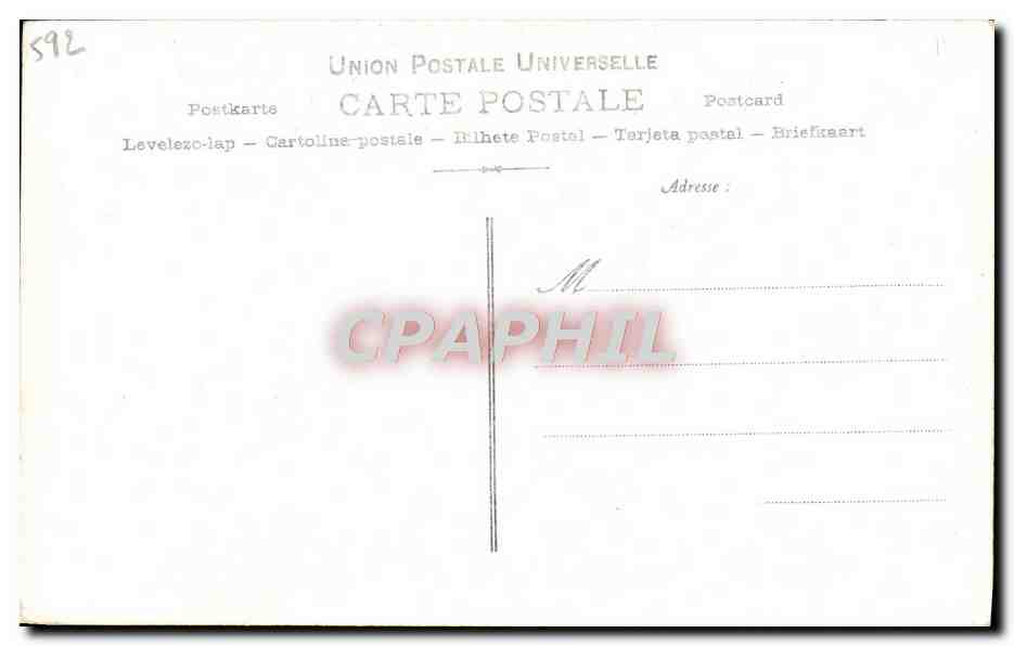 CPA Collection artistique Vin Desiles De Feraudy Comedie Francaise — Rückseite