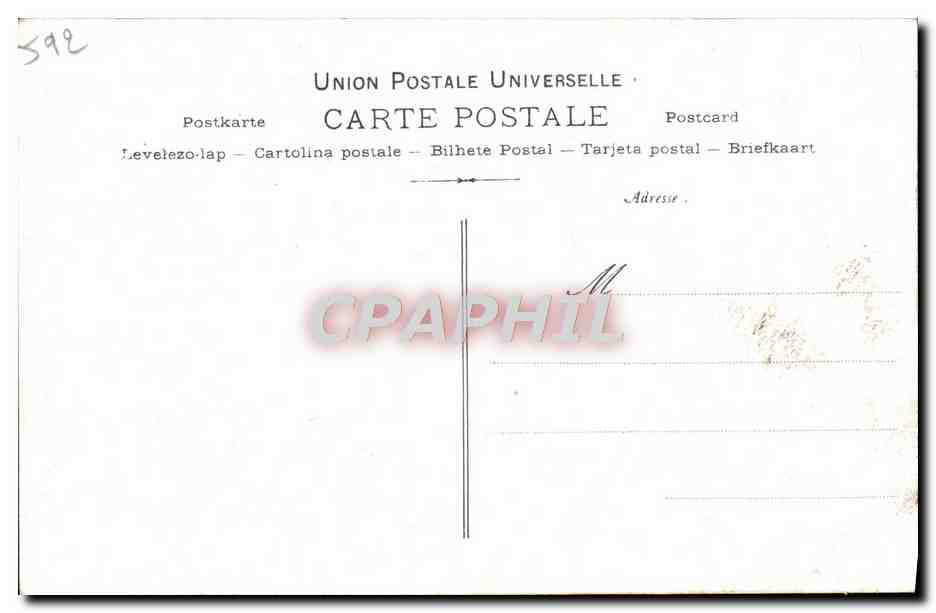 CPA Collection artistique Vin Desiles Dudlay Comedie Francaise — Rückseite