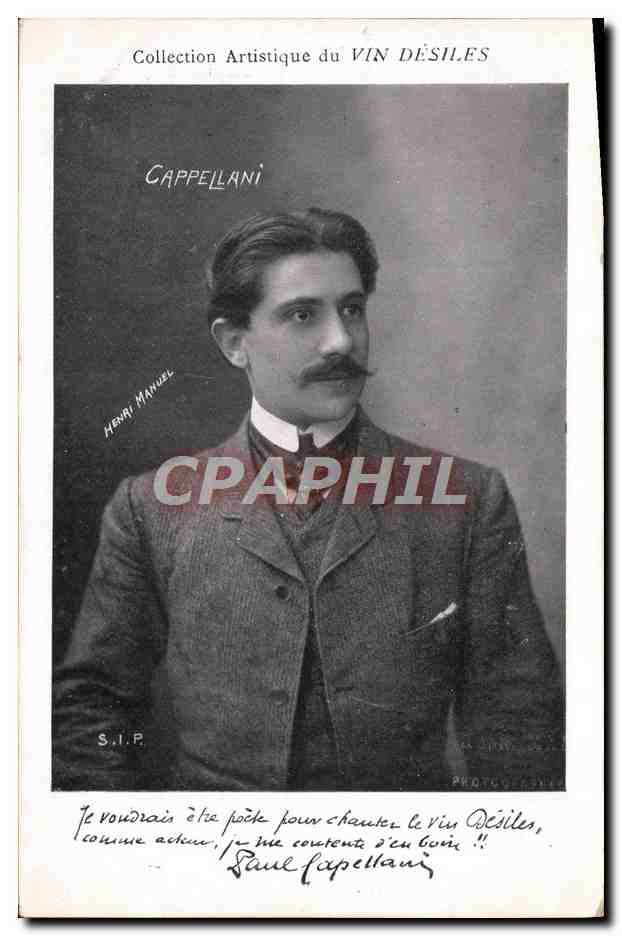 CPA Collection artistique Vin Desiles Cappellani Theatre