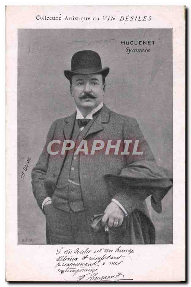 CPA Collection artistique Vin Desiles Huguenet Gumnase