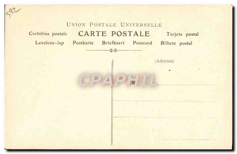 CPA Collection artistique Vin Desiles Leon Beyle Opera Comique  — Rückseite