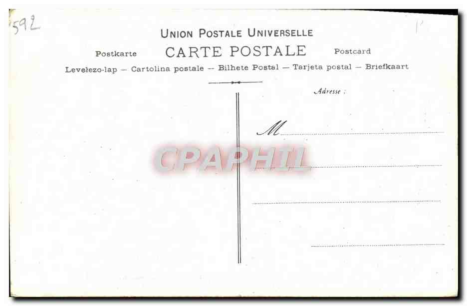 CPA Collection artistique Vin Desiles Albert Brasseur VArietes — Rückseite