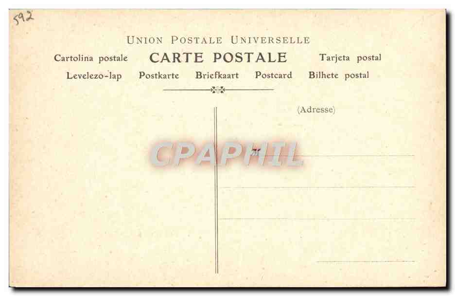 CPA Collection artistique Vin Desiles G Guy Renaissance — Rückseite