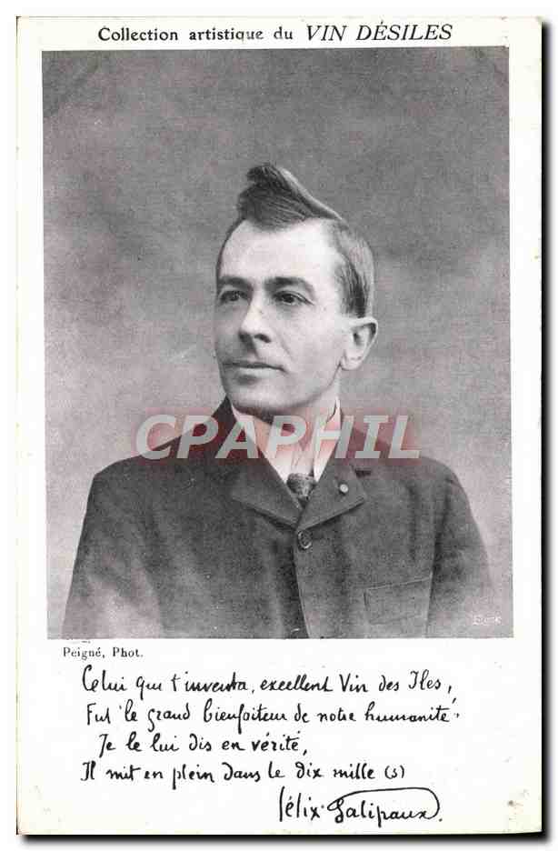 CPA Collection artistique Vin Desiles Felix Galipaux