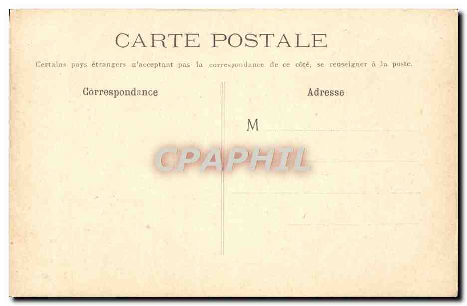 CPA Collection artistique Vin Desiles Felix Galipaux — Rückseite