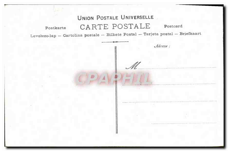 CPA Collection artistique Vin Desiles Duquesne — Rückseite