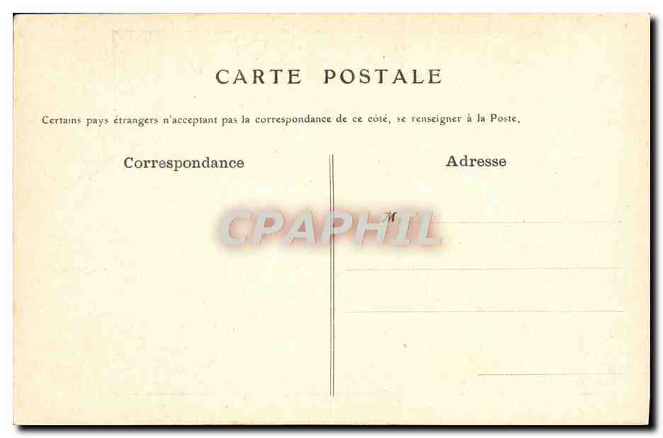 CPA Collection artistique Vin Desiles  — Rückseite