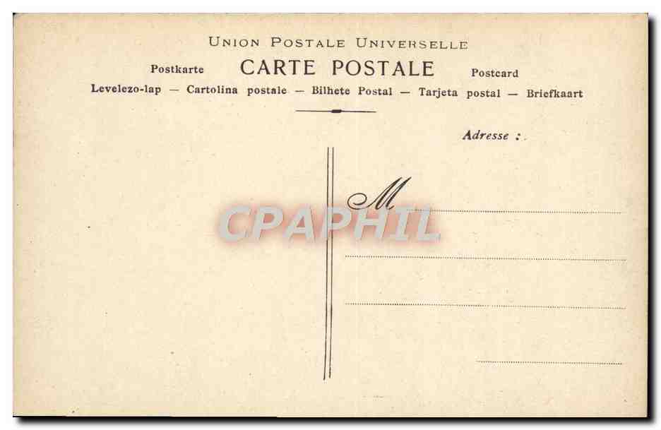 CPA Collection artistique Vin Desiles Alfred Capus — Rückseite