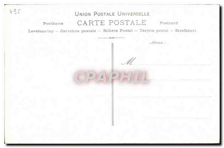 CPA Collection artistique Vin Desiles Cappellani — Rückseite