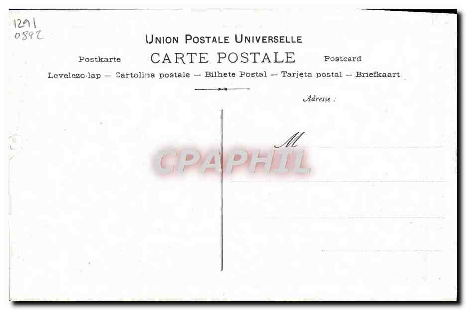 CPA Collection artistique Vin Desiles Regina Badet Opera Comique — Rückseite