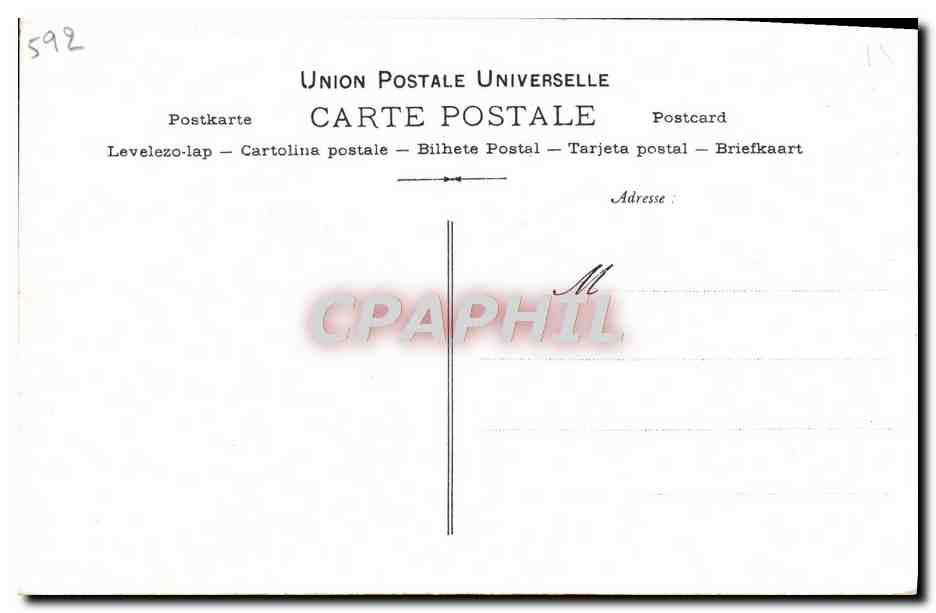 CPA Collection artistique Vin Desiles Lyses Renaissance — Rückseite