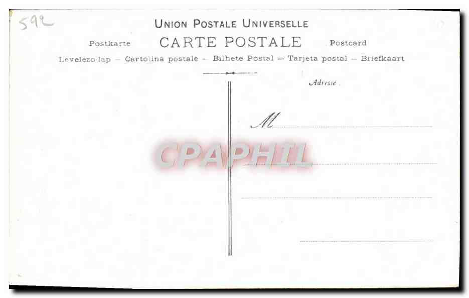 CPA Collection artistique Vin Desiles Jeanne Saulier — Rückseite