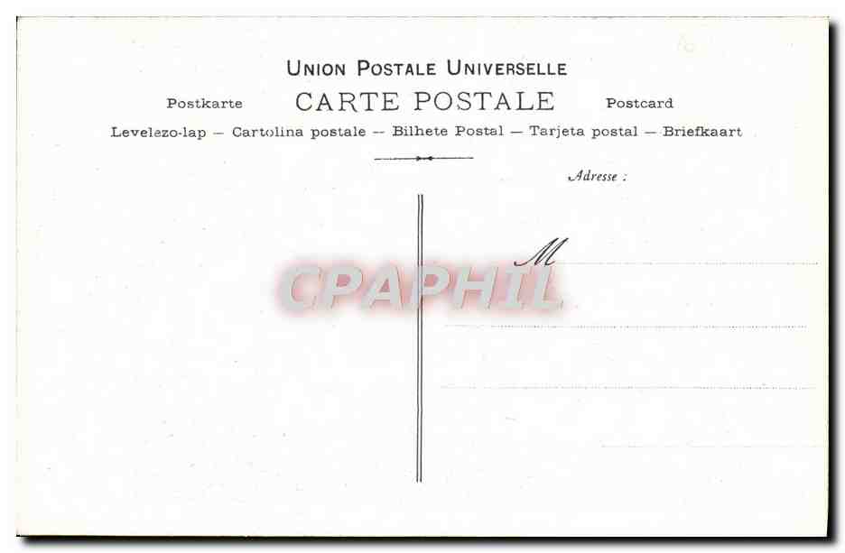 CPA Collection artistique Vin Desiles Sylviac — Rückseite