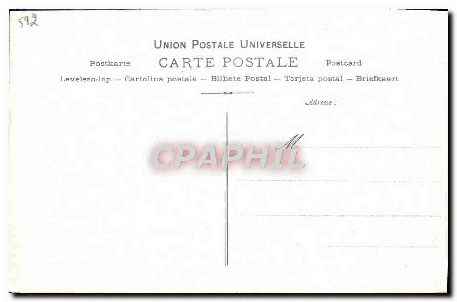 CPA Collection artistique Vin Desiles Marie Louise Derval Capucines — Rückseite