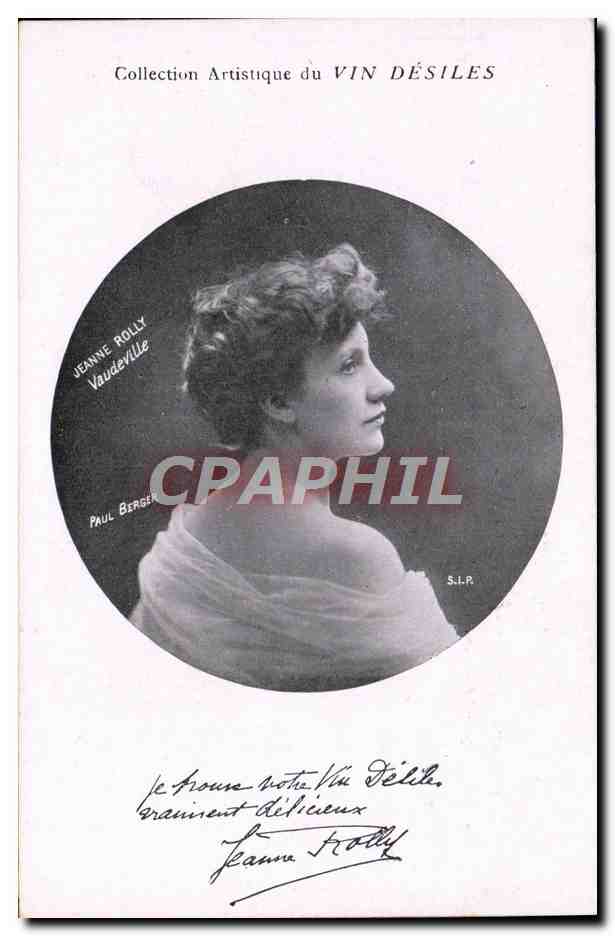CPA Collection artistique Vin Desiles Jeanne Rolly Vaudeville