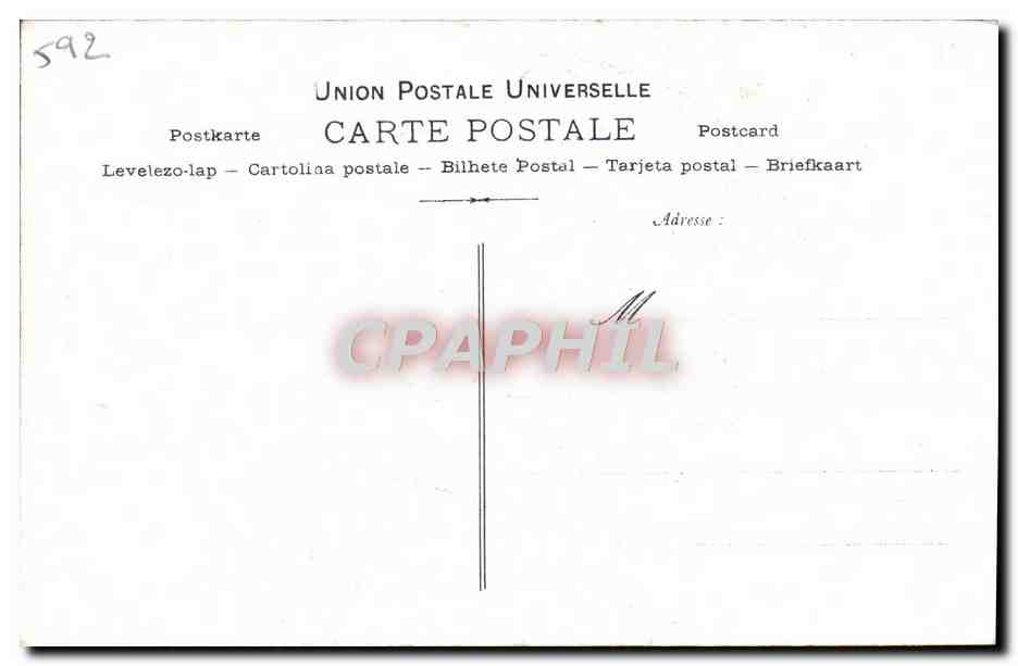 CPA Collection artistique Vin Desiles Jeanne Rolly Vaudeville — Rückseite