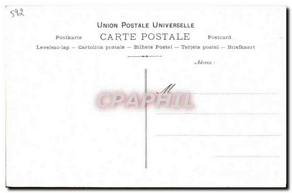 CPA Collection artistique Vin Desiles Brandes Renaissance — Rückseite
