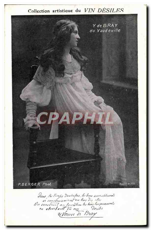 CPA Collection artistique Vin Desiles Y de Bray du Vaudeville