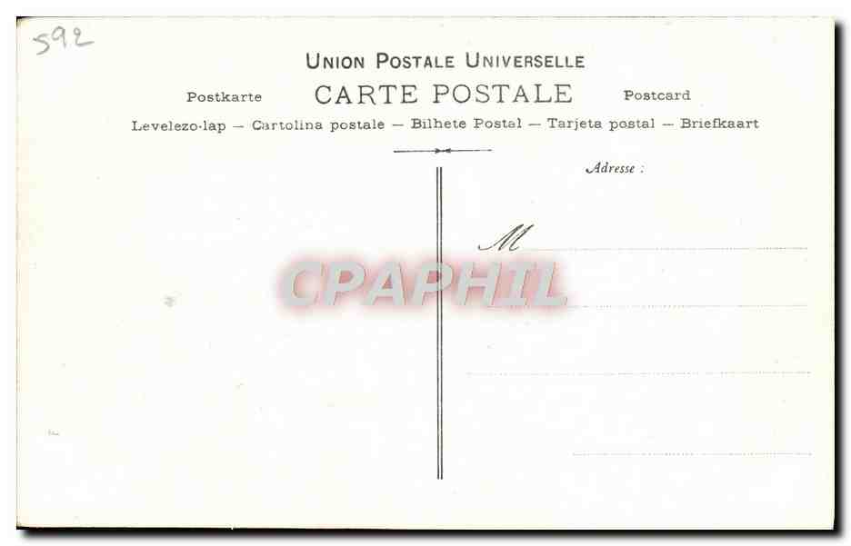 CPA Collection artistique Vin Desiles Lantenay Varietes — Rückseite