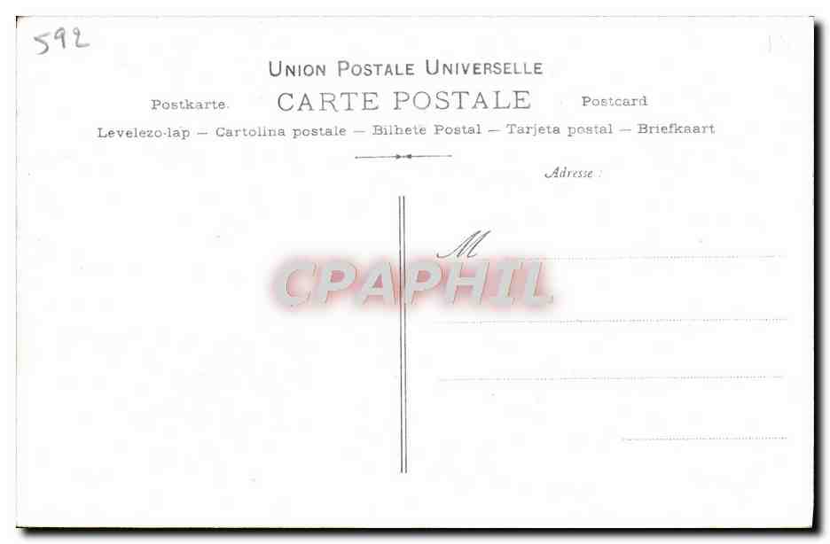 CPA Collection artistique Vin Desiles Bresil Varietes — Rückseite