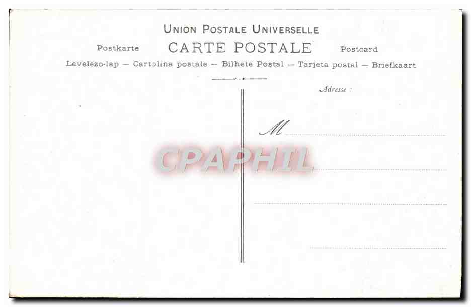 CPA Collection artistique Vin Desiles Marguerite Carre Opera Comique — Rückseite