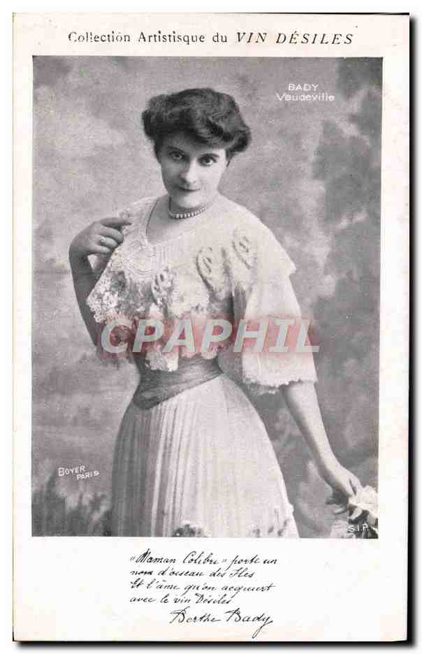 CPA Collection artistique Vin Desiles Bady Vaudeville