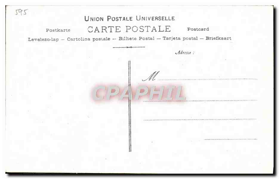 CPA Collection artistique Vin Desiles Bady Vaudeville — Rückseite