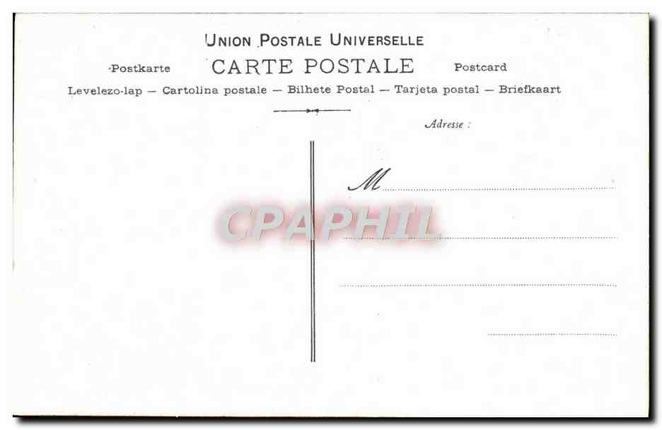 CPA Collection artistique Vin Desiles Felia Litvinne — Rückseite